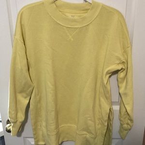 Aerie Yellow Sweatshirt (XS)